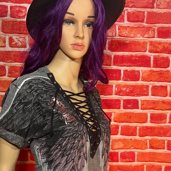 Affliction Women’s T-Shirt - Picture 10 of 14